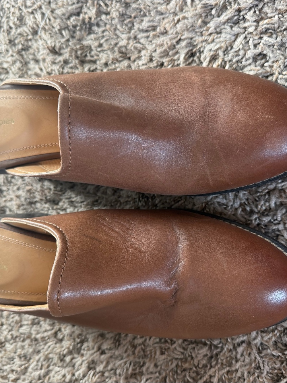 Women’s Brown Leather clogs